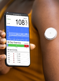 Mobile Health Interventions Improve HbA1c Glucose Levels in African American, Latinx Patients with Diabetes